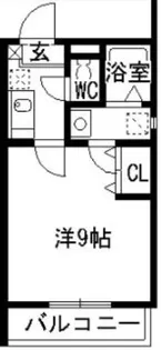 リブレア久留米駅前B棟【1階】の間取り