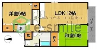 エステート宗崎Ⅰ【201号室】の間取り