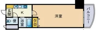 アリビオ天神東【14階】の間取り