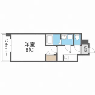 S-RESIDENCE大橋FLUSS【7階】の間取り