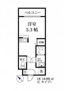 MODERN PALAZZO山王Grow【1階】の間取り