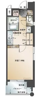 エンクレスト吉塚【8階】の間取り