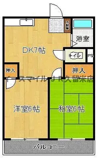 レジデンス西町【302号号室】の間取り