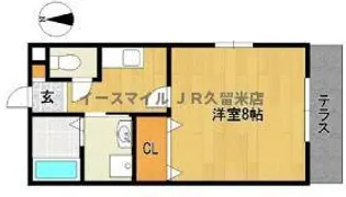 アドバンテイジ合川【2階】の間取り