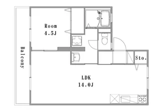 ニューコーポ高田【2階】の間取り
