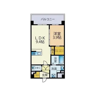 メゾンドボヌール【3階】の間取り