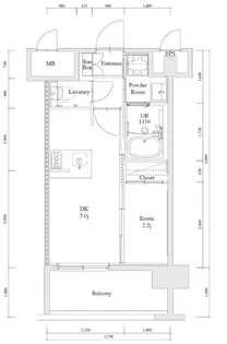 エンクレスト博多駅南FIT【2階】の間取り