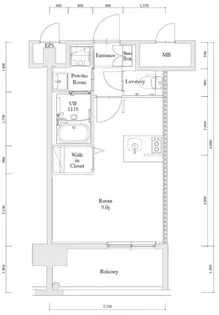 エンクレスト博多駅南FIT【3階】の間取り