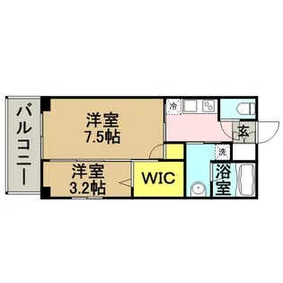 エンクレスト博多Belle【9階】の間取り