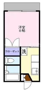 ウッディーハイツ【1階】の間取り