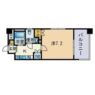アーバンフラッツ天神東Ⅱ【3階】の間取り