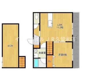 カーサ・シエント上峰【2階】の間取り