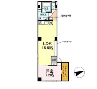 リーベルコートⅡ【201号室】の間取り