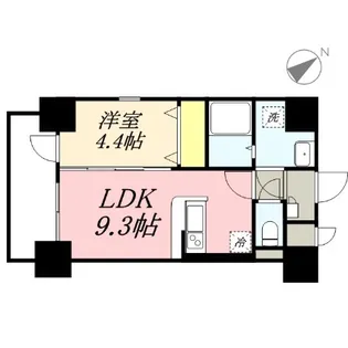 Legend大学通り【9階】の間取り