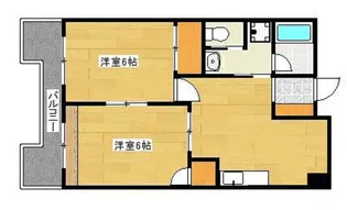 古賀第二ビル【201号室】の間取り
