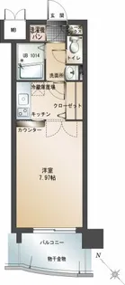 エンクレスト大博通り【3階】の間取り