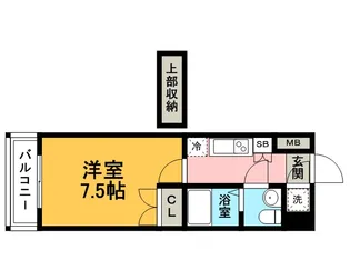 CLUB ORIENT No.72【15階】の間取り