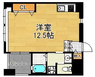 バリハウス(VARI HOUSE)【6階】の間取り