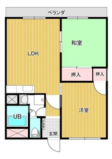 マウンテンヒル壱番館 【406号室】の間取り