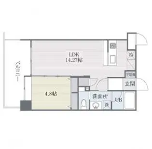 S−FORT筑紫通り【10階】の間取り