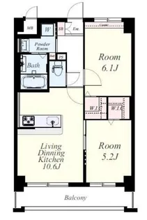 レイ和白【7階】の間取り
