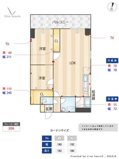 ディーフラット大濠Ⅱ【4階】の間取り