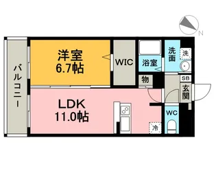 福岡県福岡市博多区大字東平尾【マンション】の間取り
