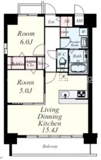 ルシエル【205号室】の間取り