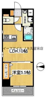 福岡県久留米市東町【マンション】の間取り