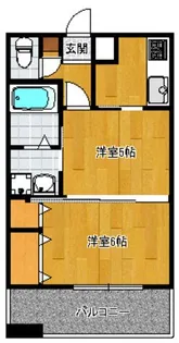 エンクレスト中呉服【11階】の間取り