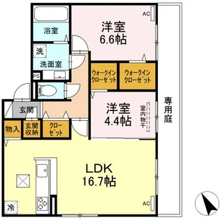 ティエード九大病院前【3階】の間取り