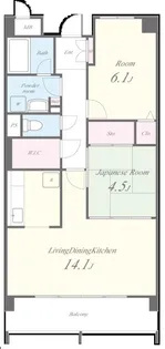 セピアコート博多南【3階】の間取り