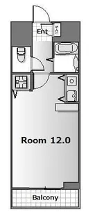 グロリアス博多【5階】の間取り