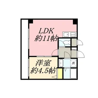 ヴォーヌンク博多駅東【7階】の間取り
