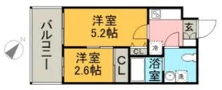 グランフォーレ呉服町【10階】の間取り