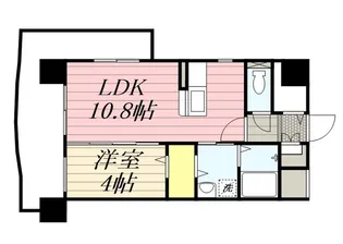 el coco六ツ角【8階】の間取り