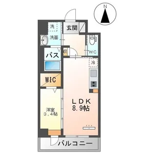 Grandeur Hakata【2階】の間取り