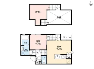 福岡県久留米市朝妻町【アパート】の間取り