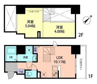 MODERN PALAZZO天神東グランMの間取り