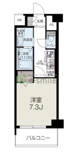 エルグランド久留米【2階】の間取り