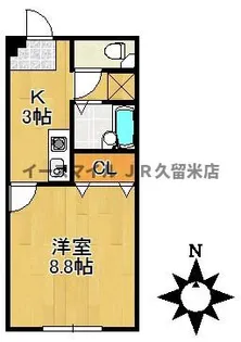 サンロードスⅠ【1階】の間取り