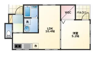 プライマル久留米【1階】の間取り