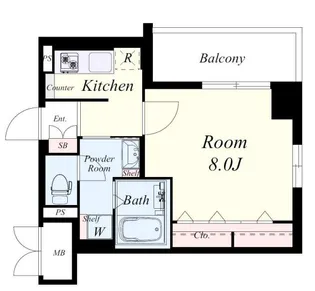 ベルコルティーレ【2階】の間取り