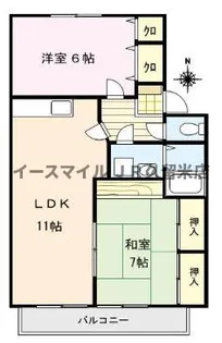 クレール津福Ⅰ【2階】の間取り
