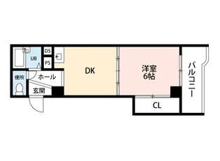 城南ビレッジ【303号室】の間取り