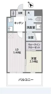 グランフォーレ薬院南【7階】の間取り