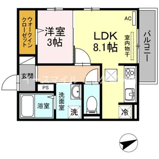 Lead【1階】の間取り
