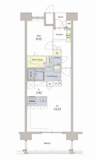 モントーレ香椎浜サーフタワーイーストウイング【11階】の間取り