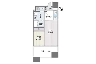 グランフォーレ薬院南【8階】の間取り