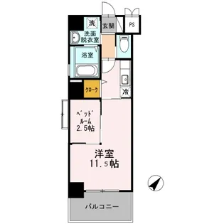 天神ファイブ【3階】の間取り